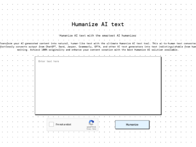 🌟 Humanize AI: Give Your Content a Personal Touch ✨